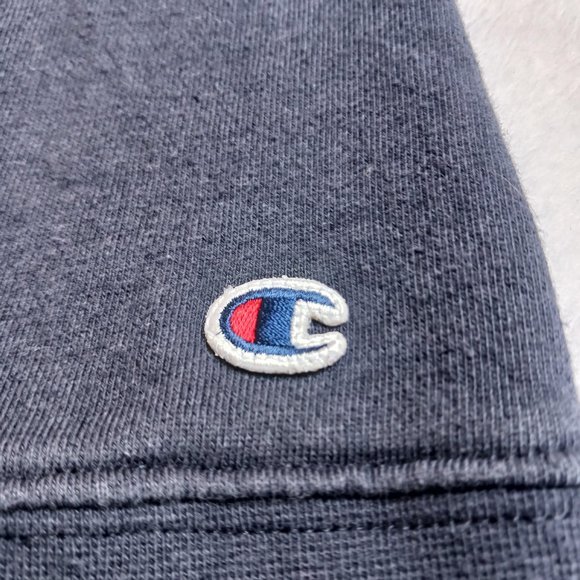 Women's Champion Blue Pull Over Long Sleeve Hoodie Size M - Picture 6 of 8